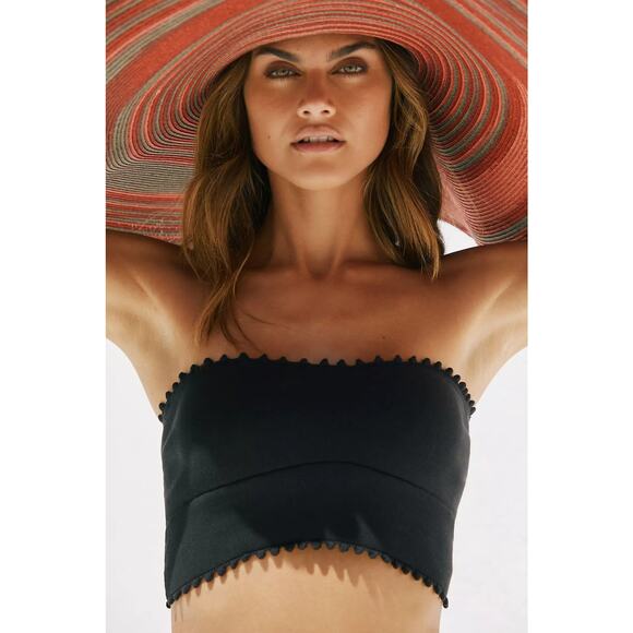 Anthropologie Scallop-Edge Tube Top - S - Picture 2 of 5